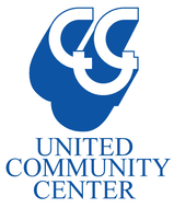 Blue logo for United Community Center